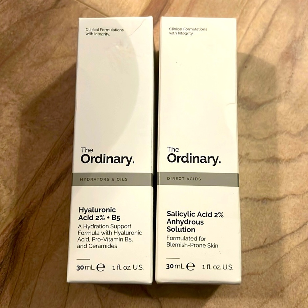Ordinary hyaluronic acid 2% and salicylic acid 2% new